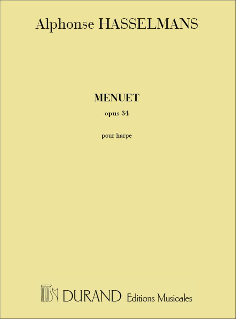 Menuet, Opus 34, Pour Harpe